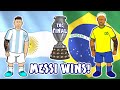 Messi Wins Copa America HIGHLIGHTS ARGENTINA 1 0 BRASIL COPA AMÉRICA 2021 10 07 21