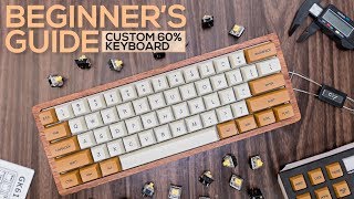 How to Build a Custom Keyboard - The EASIEST way! - Wooden GK61 + Mars Colony Keycaps