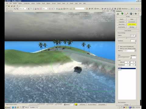 Crysis Engine Sandbox2 training -  Setting altitude when painting terrain.avi
