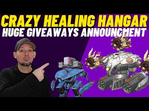 All Healing Hangar & Big 800 item Giveaway | War Robots Best Healers | War robots MK3 Gameplay WR