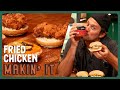 FRIED CHICKEN Sandwich With Fermented Kimchi Pickles Makin It Brad Leone