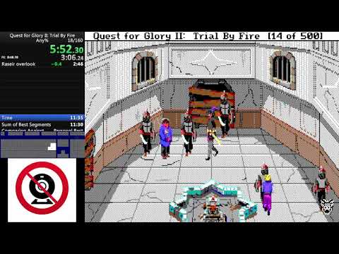 Quest For Glory 2: Trial By Fire, Any% in 11:33 by davidtki