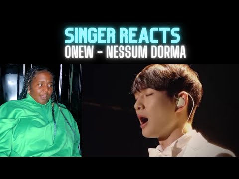 British Singer Analyses SHINee 샤이니 ONEW NESSUN DORMA | SHINee CONCERT | OPERA