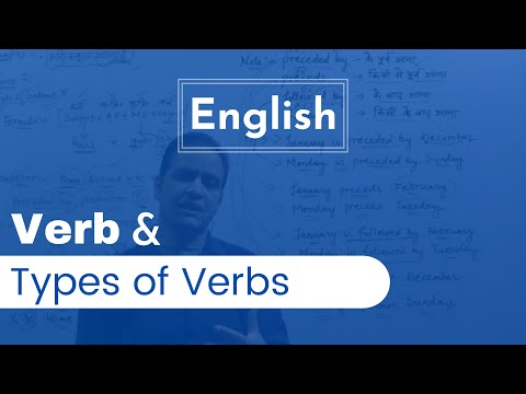 Verb and Types of Verbs in English Language.