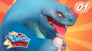 Kaiju Tea Break 🦖🧋Cartoon For Kids 😘🤩 Iron Punch Animation