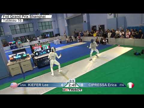 2019 457 T16 06 F F Individual Shanghai CHN GP GREEN CIPRESSA ITA vs KIEFER USA