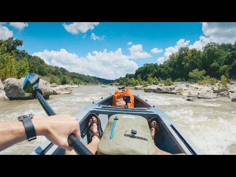 Kayak Camping Texas - Catch & Cook Tacos (Pedernales River)