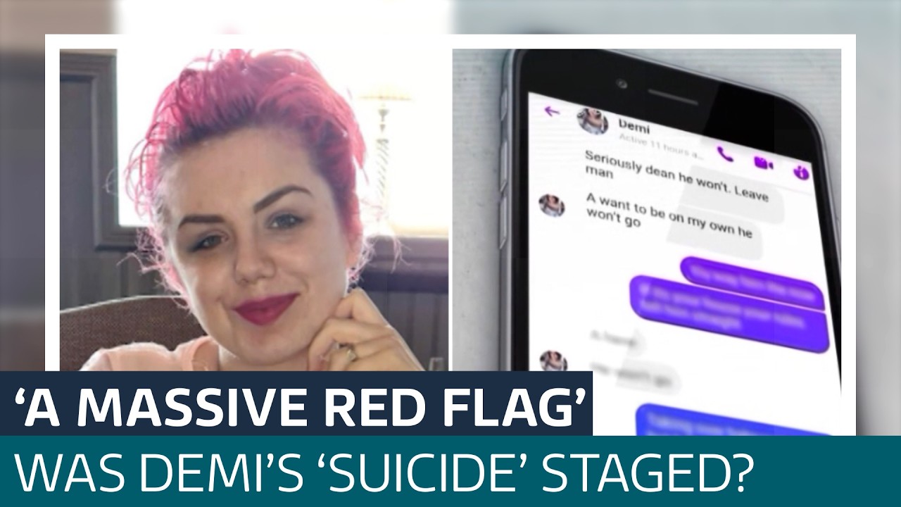 Was Demi Hannaway's 'suicide' staged by her partner? Family say police missed clues | ITV News