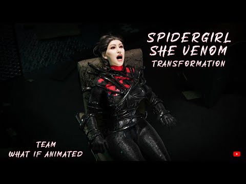Spider-Girl’s Venom Attack: The Ultimate She-Venom Transformation (4K Animation)