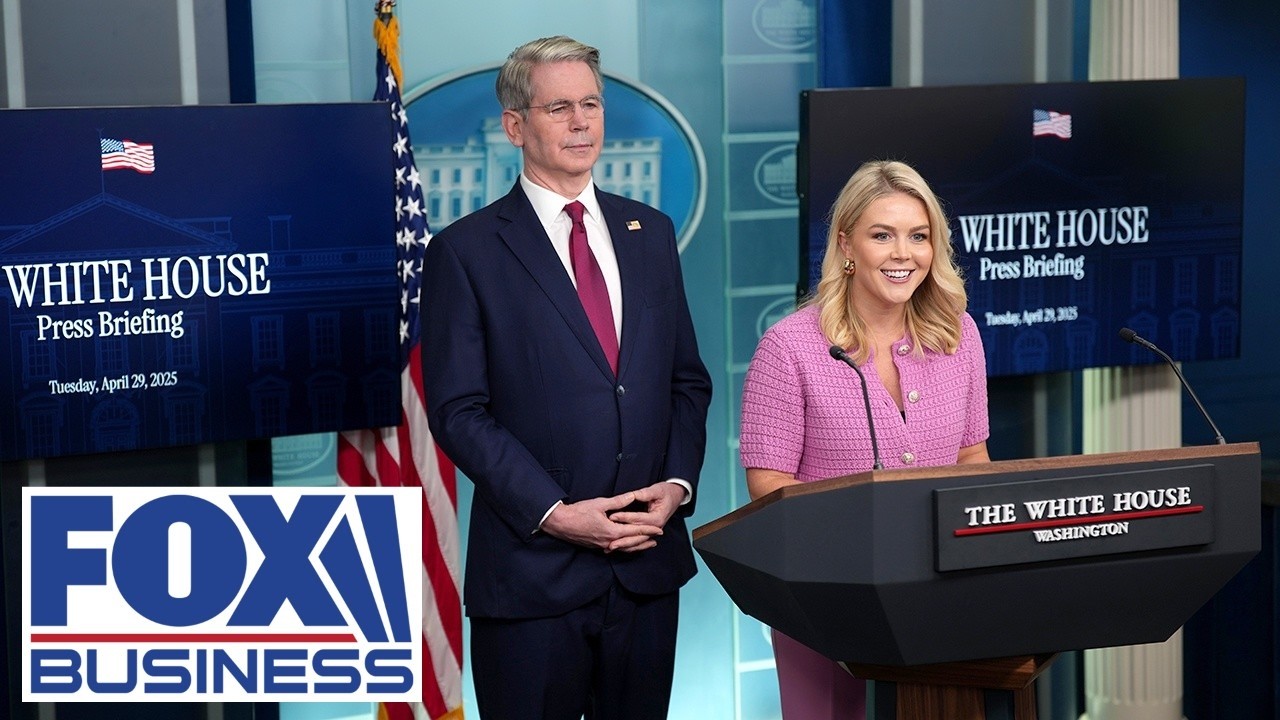 WATCH LIVE: Karoline Leavitt, Scott Bessent tout refunds on Tax Day