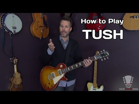 How to play Tush ZZ Top - Guitar Lesson