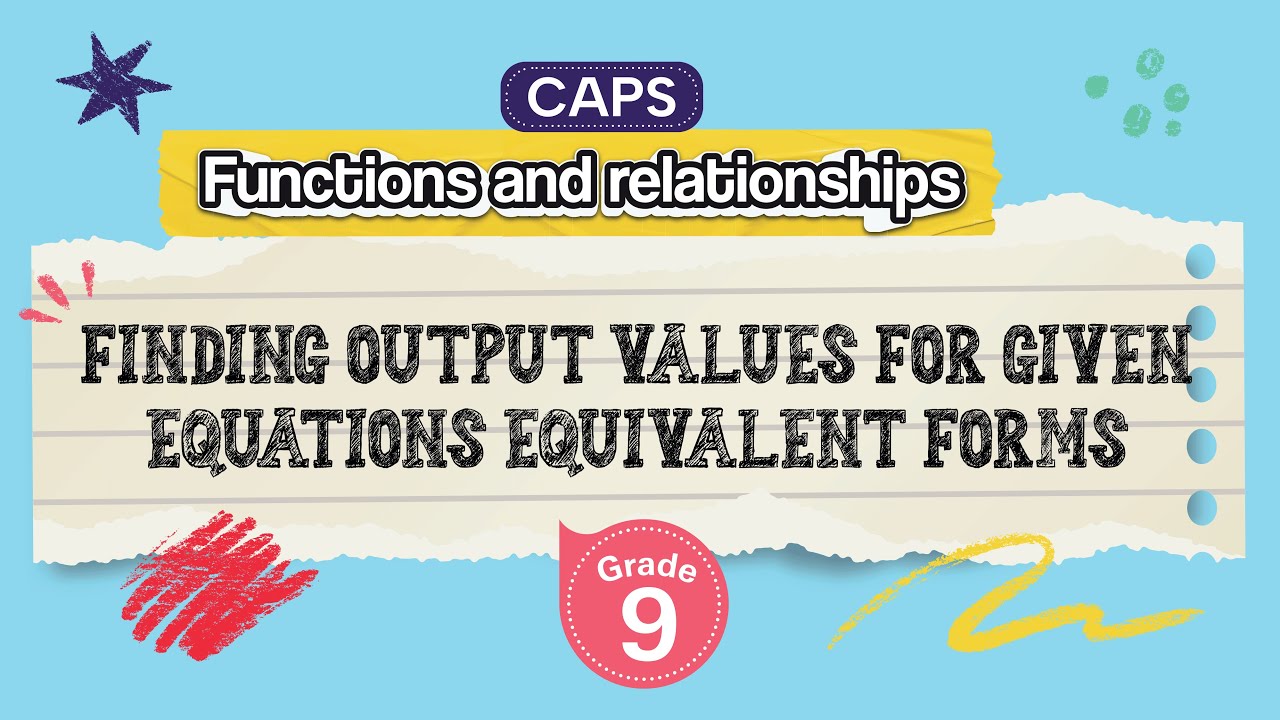 Finding Output Values for Given Equations