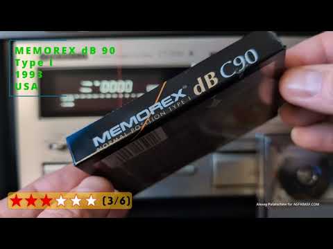 MEMOREX dB 90 Type I USA 1993_Compact Cassette