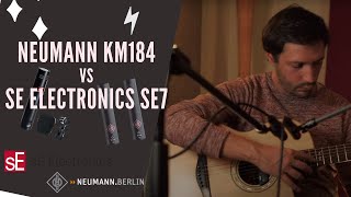 Video thumbnail for Se Electronics Se7 vs Neumann KM184 - Test on Acoustic Guitar by Alberto Ziliotto