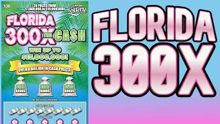 Triple Winner $180 Session! Florida 300X the Cash | Florida Lottery Scratch Off Gameplay