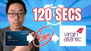 HOW TO Transfer Capital One Miles to Virgin Atlantic in 120 Secs (Step by Step) through Virgin Red