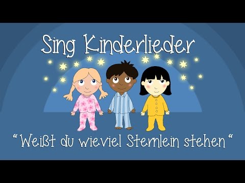 Weißt du, wie viel Sternlein stehen - Schlaflieder zum Mitsingen | Sing Kinderlieder