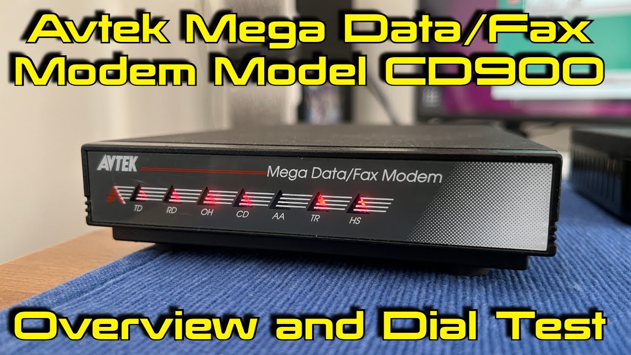 Avtek Mega Data/Fax Modem - Model CD900