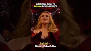 Singers React to Rihana UNBRELLA Live Performance 🔥❤️‍🔥 #rihana