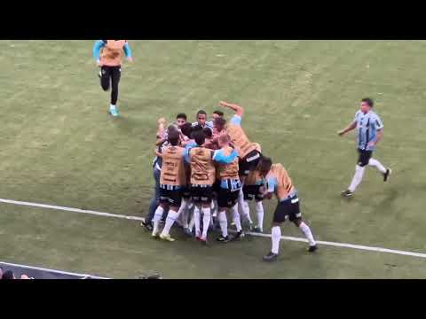 Gol Suárez - da arquibancada, Grêmio 1x0 Caxias, 08.04.2023 (gol do título)