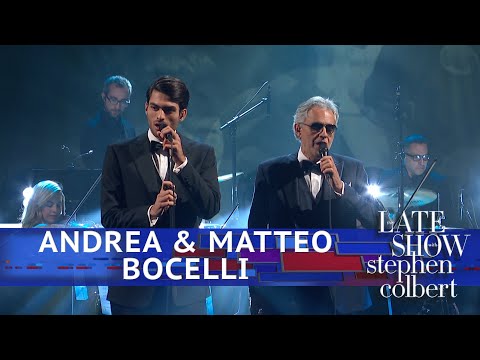 Andrea & Matteo Bocelli Perform 'Fall On Me'