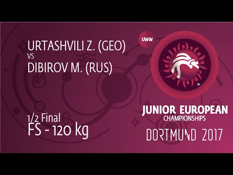 1/2 FS - 120 kg: M. DIBIROV (RUS) df. Z. URTASHVILI (GEO), 2-2