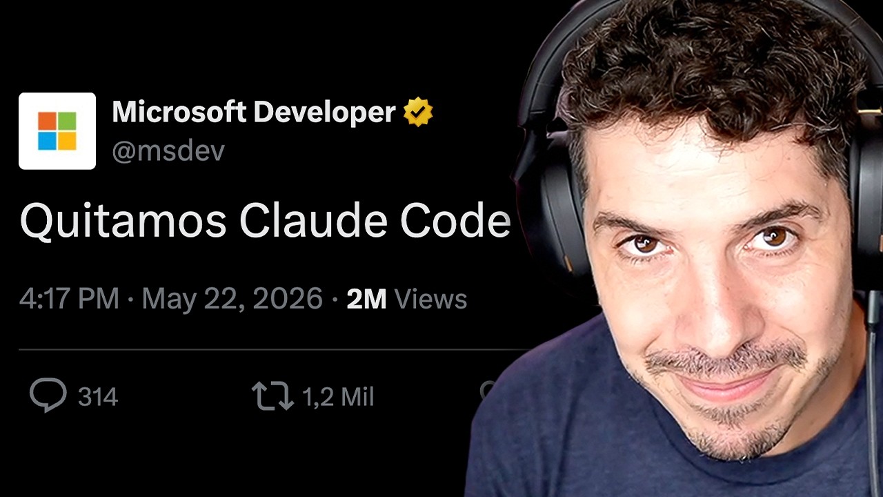 ¡Microsoft abandona Claude Code!