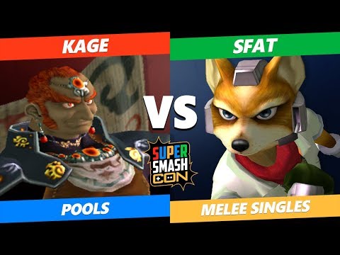 SSC 2019 SSBM - Sfat (Fox) Vs. Kage (Ganon) Smash Melee Tournament Pools