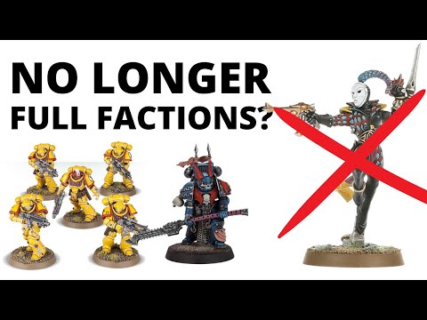 The Warhammer 40K Factions Losing Support in 10th Edition - No Longer 'Full Factions'?