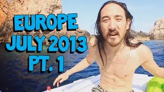 Crazy Europe Tour July 2013 (ft. Knife Party, Zedd, and more!) - On The Road w/ Steve Aoki #79