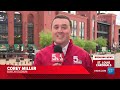Live shots reporting on death of Cardinals icon Mike Shannon