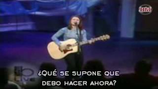 Jennifer Knapp - Fall Down  (subtitulado español)  [History Maker]