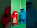 Marie Meets Elmo And Cookie Monster Shorts Sesamestreet Sesame