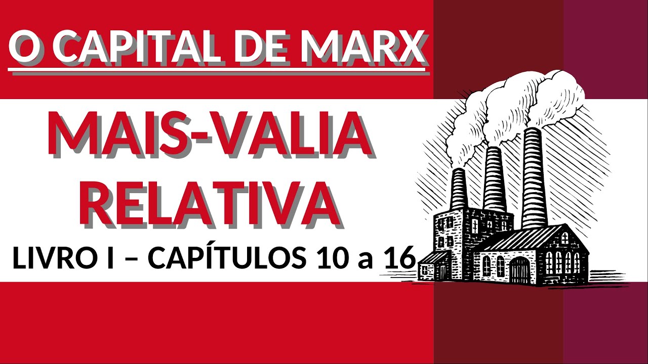 MAIS-VALIA RELATIVA | O CAPITAL DE MARX: Livro I: Caps. 10-16 VID #11