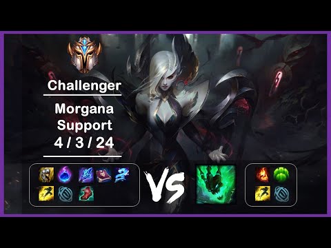 KR Challenger Replays Support Morgana vs Thresh Ep.2625