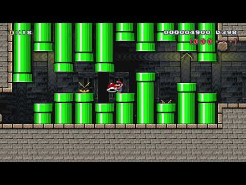 3 Hidden 1ups, 6 Visible Coins! by ika - Super Mario Maker - No Commentary 1br
