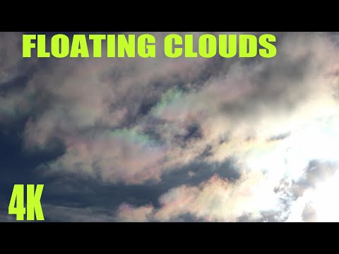 Floating Clouds (4K UHD)|Relaxing Music Along with Beautiful Nature Video(4K Ultra HD Video)