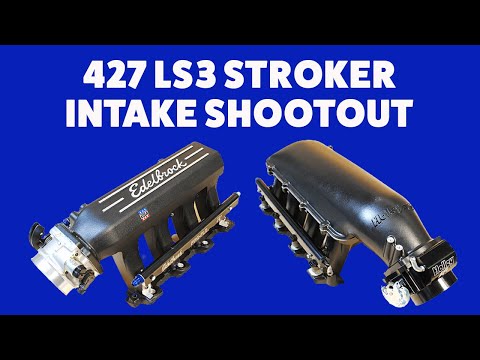 427 LS3 STROKER INTAKE TEST-LS3 VS HI RAM VS EDEL PRO FLO XT! WHICH ONE IS BEST FOR BIG-BOY POWER?