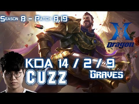 KZ Cuzz GRAVES vs CAMILLE Jungle - Patch 8.19 KR Ranked