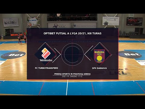 Optibet Futsal A Lyga | FC Turbotransfers - DFK Dainava | Rungtynių Santrauka |