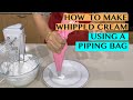 HOW TO MAKE WHIPPED CREAM USING POWDER A PIPING BAG IF YOU DON T HAVE A WHIPPED CREAM DISPENSER