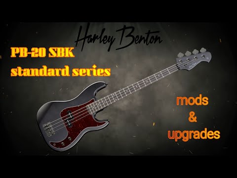 Harley Benton PB-20 SBK mod and upgrade