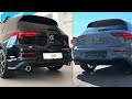 NEW Volkswagen Golf GTI 2024 Vs New Volkswagen Golf GTD 2024 REVS And Exhaust Sound Comparison