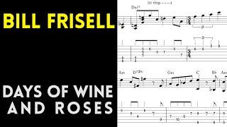 Bill Frisell - Days of Wine and Roses Transcription