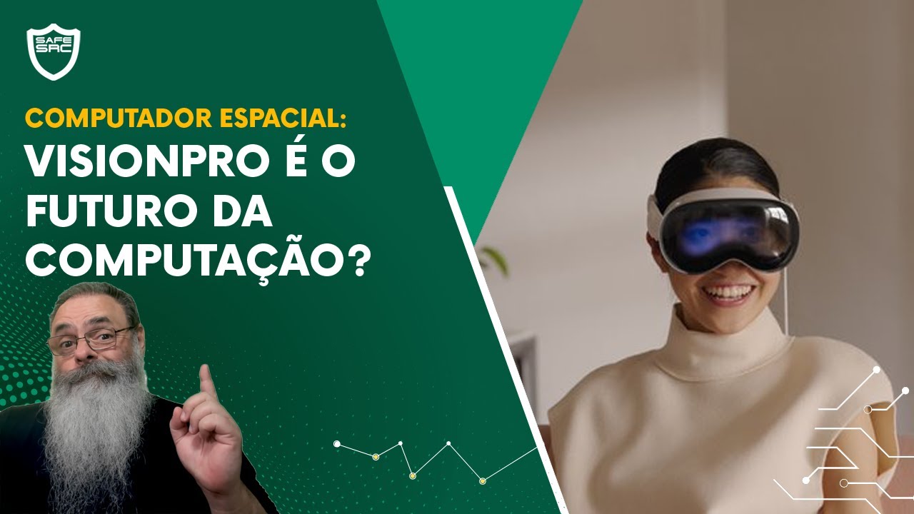 APPLE revoluciona o MERCADO mais uma vez com o CONCEITO de COMPUTADOR ESPACIAL, o APPLE VISIONPRO
