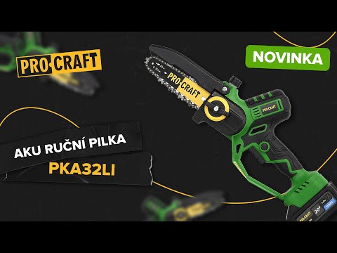 Procraft PKA32Li akumulátorová reťazová píla