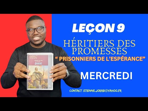 Leçon n° 9-  Jubilé  / MERCREDI (ECOSSA 2025- TRIMESTRE 4)