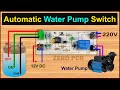 How To Make Water Pump Automatic Switch ON OFF Circuit Water Level Controller With 555