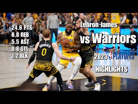 Lebron James Full Round 2 highlights vs Golden State Warriors | 2023 Playoffs