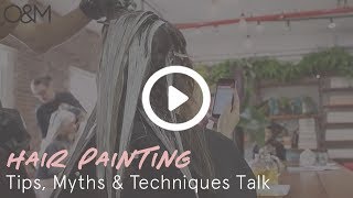 How To Use O&M Paint Powder For Balayage & Handpainting